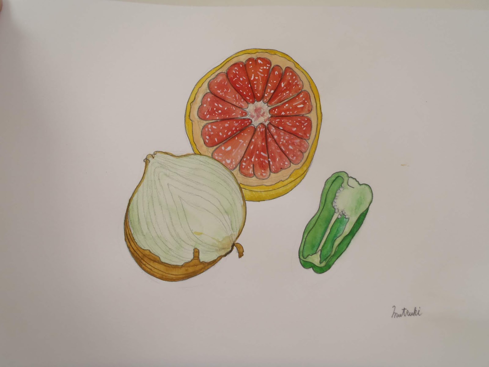 アトリエ ラ フェイユ Atelier La Feuille 断面の美 野菜と果物