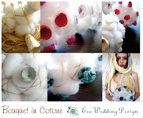 eco bouquet modello in cotone