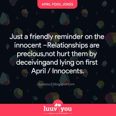 April Fool Whatsapp Status