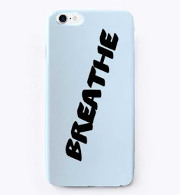 Breathe iPhone Case Baby Blue