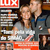 Capa da lux com Filipa e Simão Sabrosa