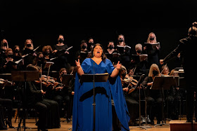 IN REVIEW: soprano LEAH CROCETTO as Anna in Washington Concert Opera's performance of Gioachino Rossini's MAOMETTO SECONDO, 21 November 2021 [Photograph by Caitlin Oldham, © by Washington Concert Opera]