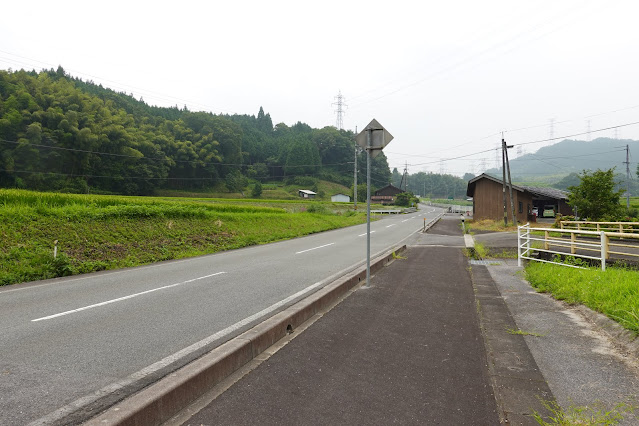 鳥取県道35号西伯根雨線　鳥取県西伯郡伯耆町福居