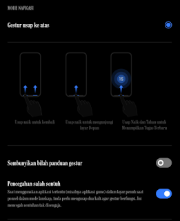 Gestur usap ke atas