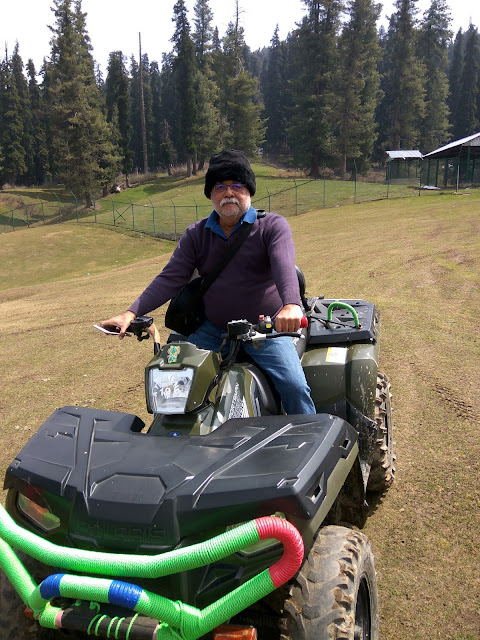 atv gulmarg hillside kashmir india