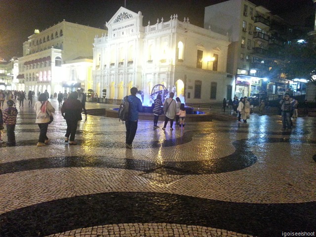 Senado Square with Holy House of Mercy in the back