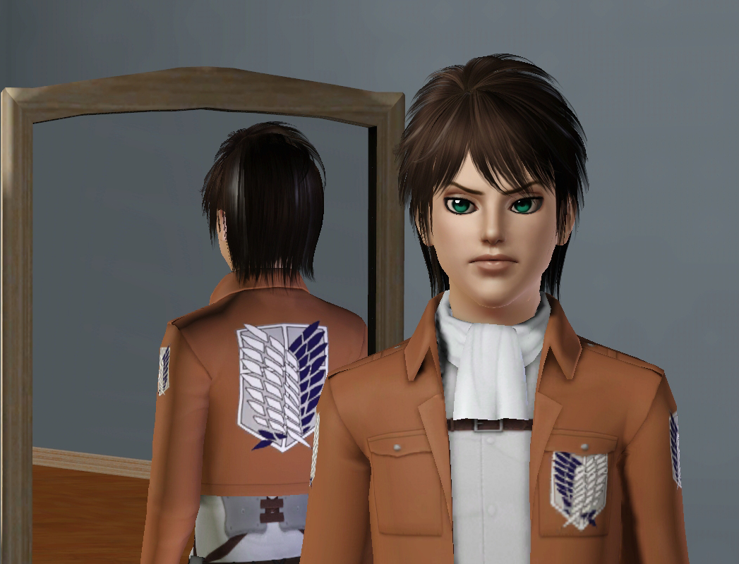 Ng Sims 3 Eren Shingeki No Kyojin Attack On Titan