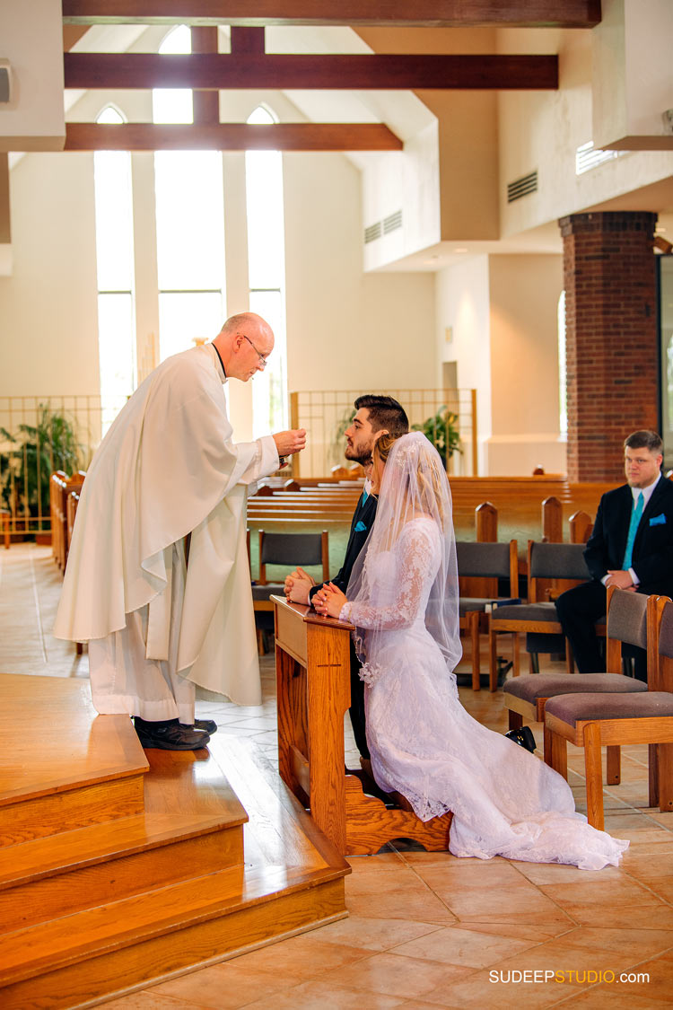 Saline Catholic Wedding Photography at St. Andrew Apostle Catholic Church by SudeepStudio.com Ann Arbor Saline Wedding Photographer