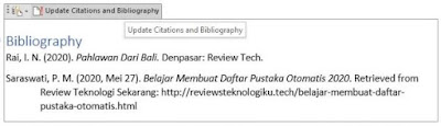 cara membuat daftar pustaka otomatis di word -dengan mudah