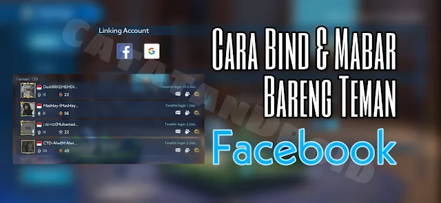 Bagaimana cara bind dan main bareng teman fb