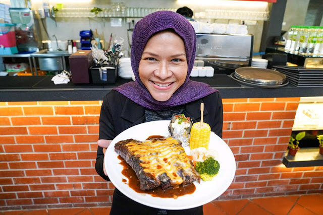 Wadihana Islamic Steakhouse, steakhouse halal johor, rib percuma johor, ribs giveawsy, woodfire pizza johor, woodfire pizza malaysia, premium steakhouse johor,