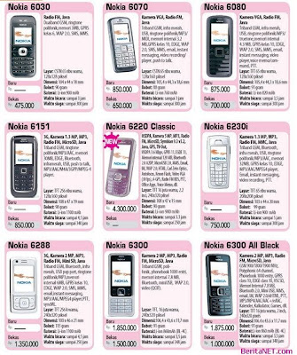 Home » Hand Phone » Daftar Harga HP Terbaru Handphone Baru