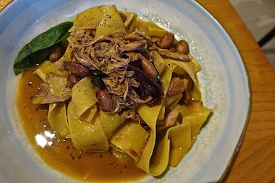 Lucca's Trattoria, pappardelle rabbit