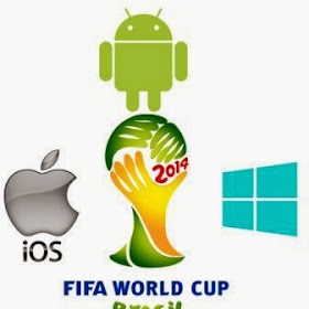 Berita Bola Terkini Piala Dunia 2014 Brazil di Android, iPhone, BlackBerry dan Windows Phone
