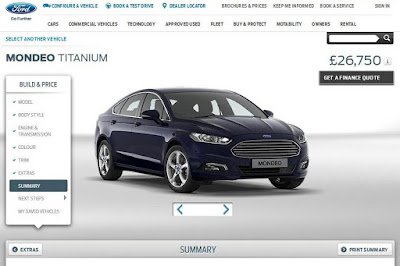 Ford Mondeo Titanium Hatchback 2.0T EcoBoost 240 (2016) Configurator