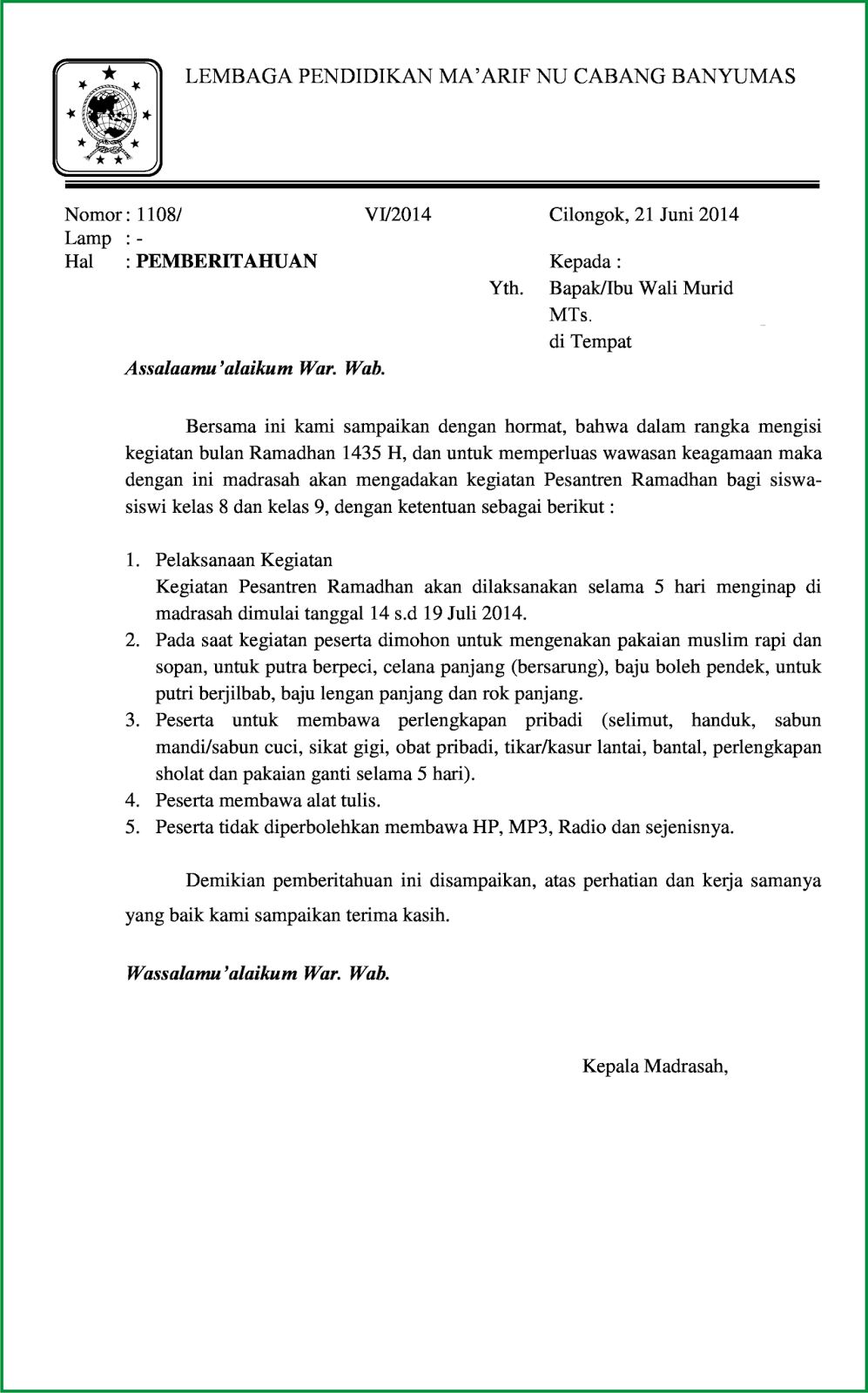 Contoh Surat Cinta Yg Pendek