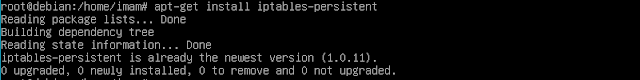 Install IPTABLES