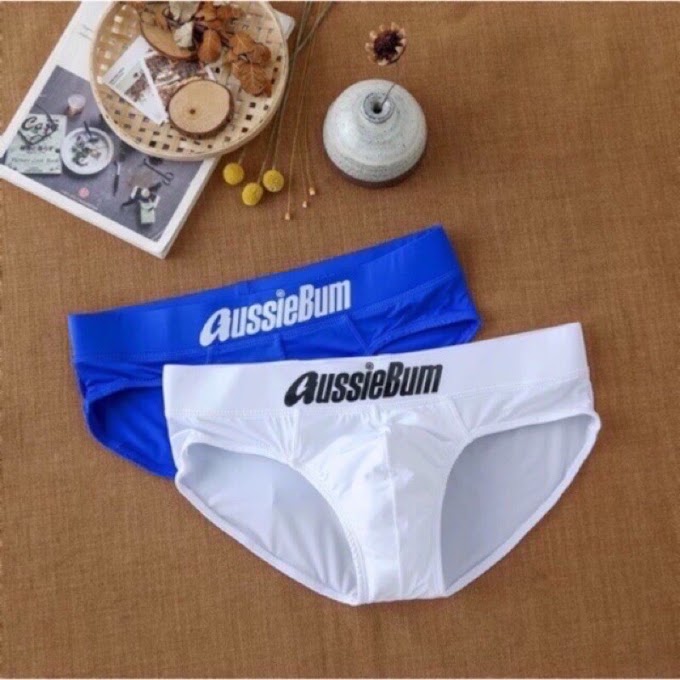 [ addict_underwears ] 🔥พร้อมส่ง🔥กางเกงในชาย AUSSIEBUM ทรงbrief ผ้าไนลอน โชว์ขอบแท่ๆๆๆๆ