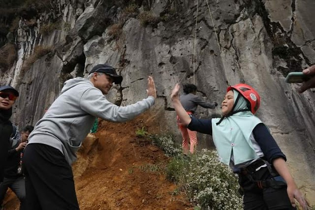 Buka Kompetisi Climbing, Ganjar Pamerkan Lokasi Sport Tourism Favorit di Jateng