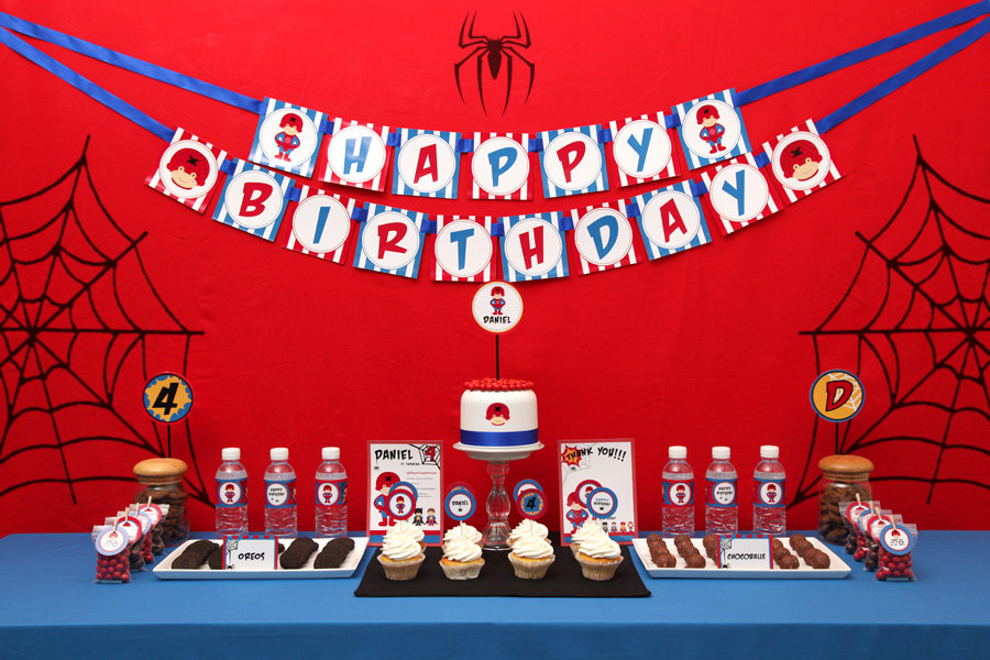  Spiderman  Birthday  Party  Ideas  Spiderman  Birthday  Party  