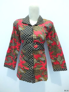 Foto Baju Atasan Batik Pekalongan