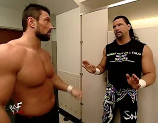 WWE / WWF Wrestlemania 2000 - Al Snow and Steve Blackman in the mens toilets