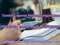 Contoh Laporan Pertanggungjawaban PPDB/PSB Tahun Pelajaran 2017/2018