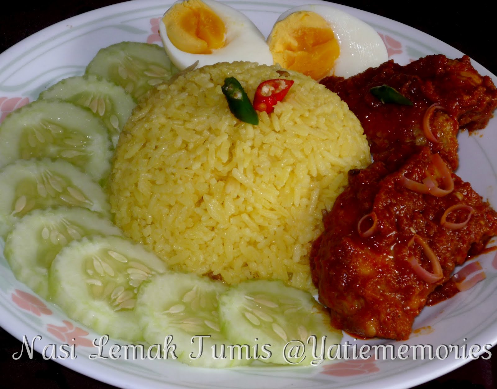 Sinar Kehidupanku**~::: Nasi Lemak Kuning (Tumis)