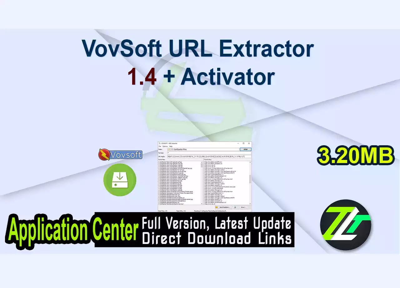 VovSoft URL Extractor 1.4 + Activator