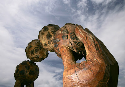 Stephen King's sculpture Carbon Trading