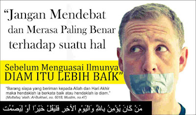 belajar memahami ilmu - diam lebih baik jika tak berilmu