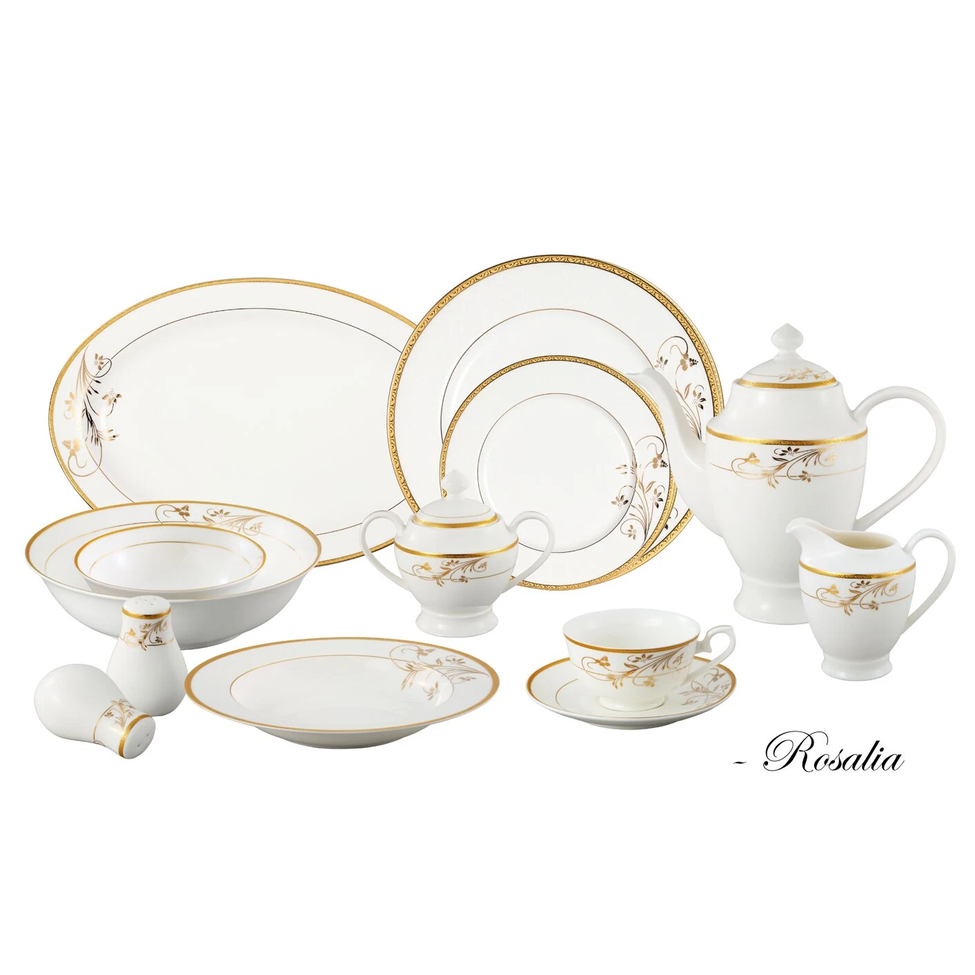 Lorren Home Trends 57 Piece Dinnerware Set Reviews | Wayfair