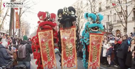 célébration du Nouvel An lunaire chinois à Paris