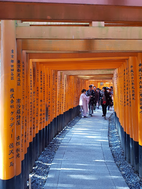 kyoto fushimi inari shrine 1000 torii gates