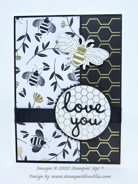 Golden Honey Bee Stampin Up