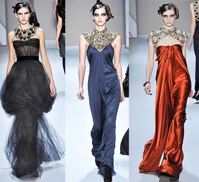 Fashion Designer  York on Revealed Her Cleopatra Inspired Dresses In New York S Fall Fashion