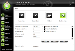 تحميل برنامج حذف الفيروسات للكمبيوتر Amiti Antivirus 