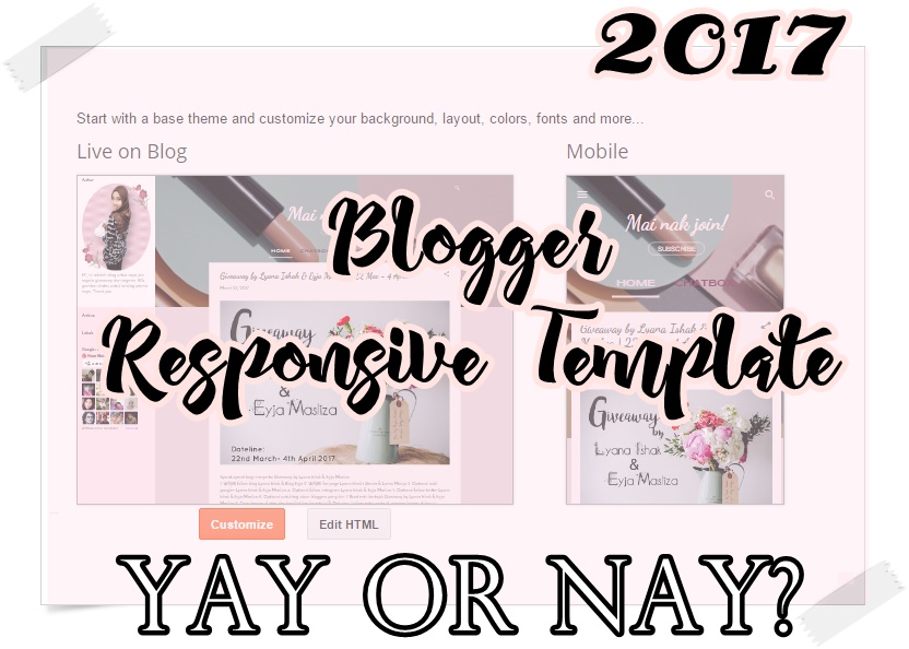 The new template blogger 2017