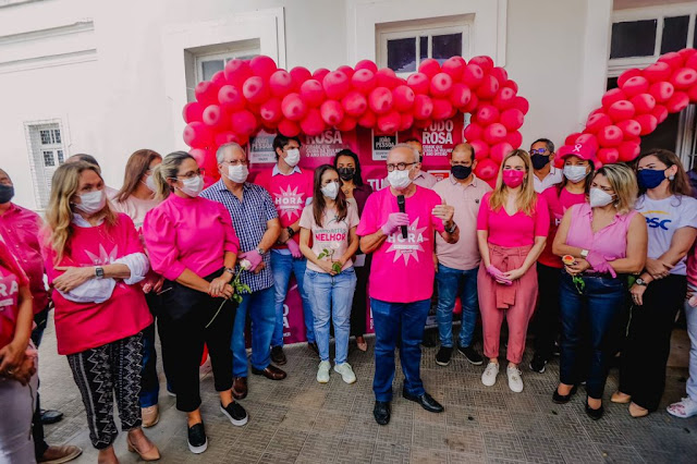 Programa Tudo Rosa: Cícero Lucena abre programação do mês da prevenção ao câncer de mama