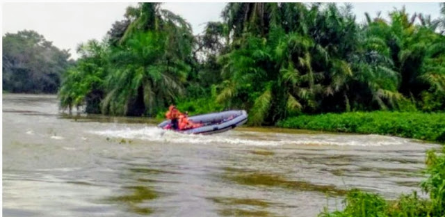 BPBD Kabupaten Asahan Masih Mencari Sabar Yang Tenggelam di Sungai Asahan