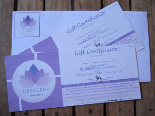 Crescens Skin Care Gift Certificate