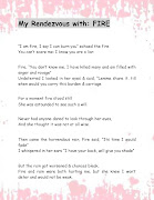 My Rendezvous with Fire Poem. Posted by XPRESSIONS at 02:10