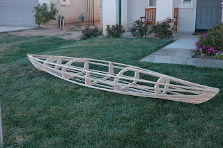  building a wood canvas kayak with my older boy scouts we are going on