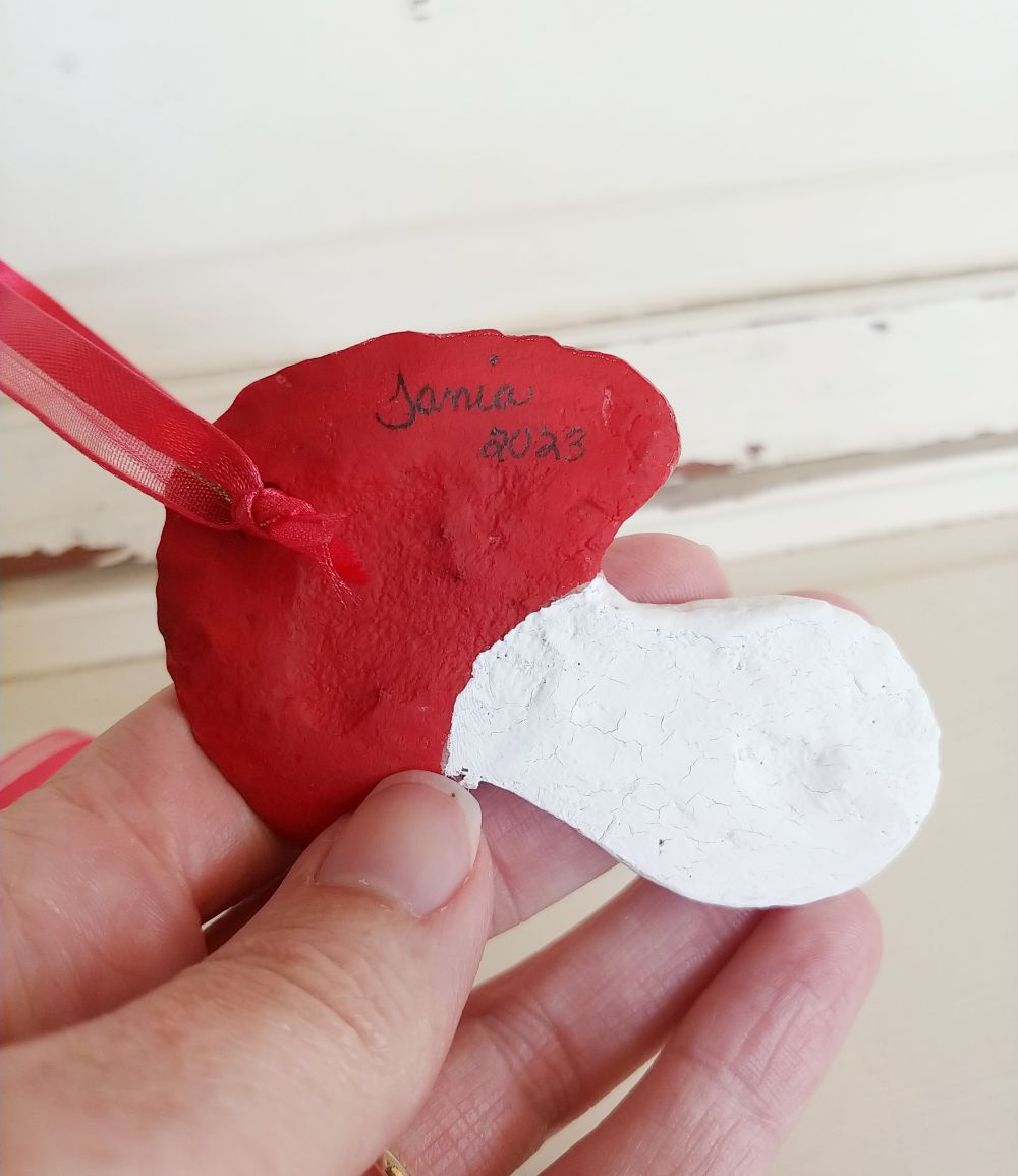 Christmas in July - Salt Dough Mushroom Ornaments