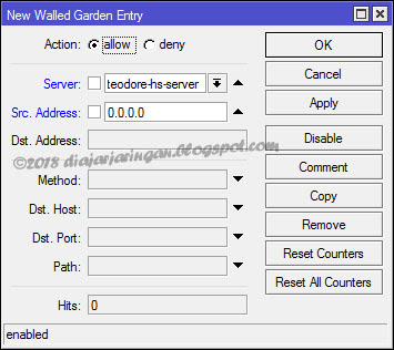 Penjelasan Walled Garden Hotspot Mikrotik, Walled garden mikrotik, hotspot mikrotik, tutorial hotspot mikrotik