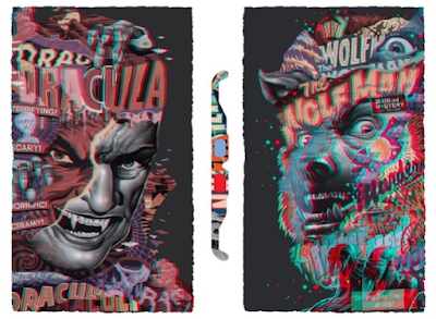 Tristan Eaton Universal Monsters 3D Art Prints