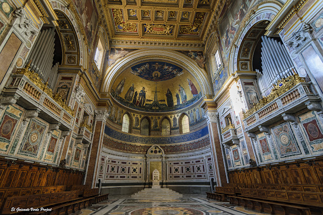 Basílica de San Juan de Letrán, ábside - Roma, por El Guisante Verde Project