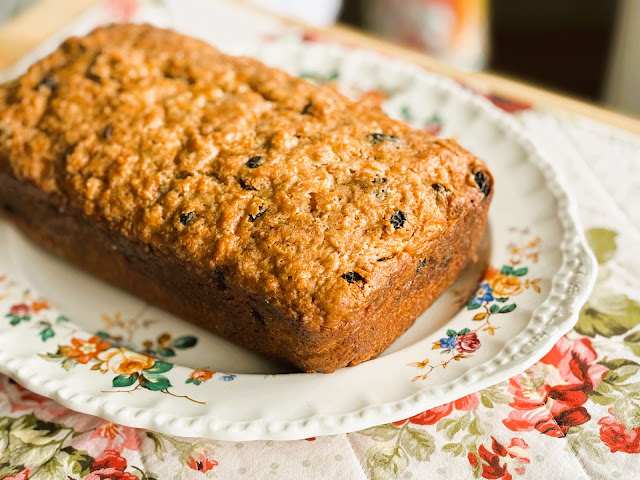 Orange Glazed Carrot Loaf