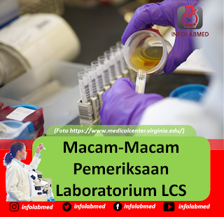 Macam-Macam Pemeriksaan Laboratorium LCS  (Liquour Cerebrospinalis) Atau CSS (Cairan Serebro Spinal)