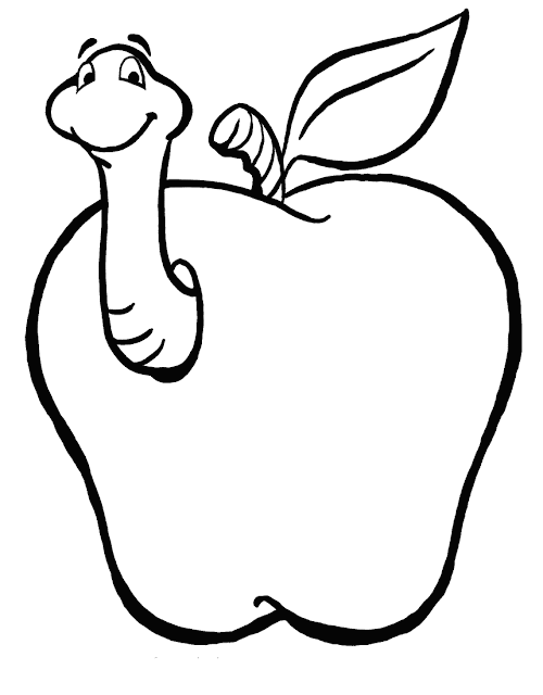 apple coloring pages